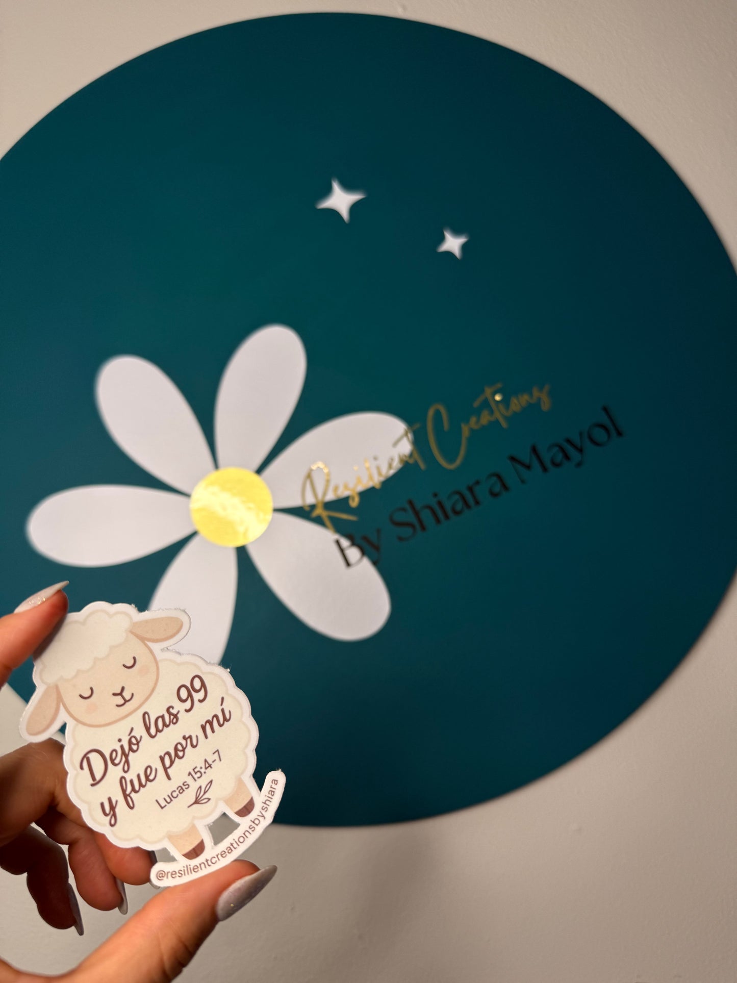 Lucas 15:4-7 🐑 | Waterproof sticker ✨