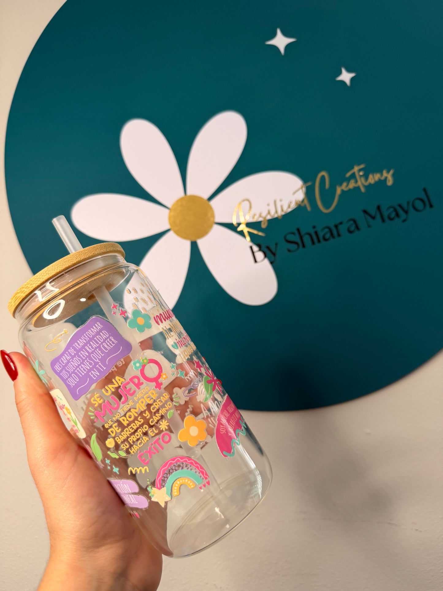 Mujer 🌷 | Glass Can
