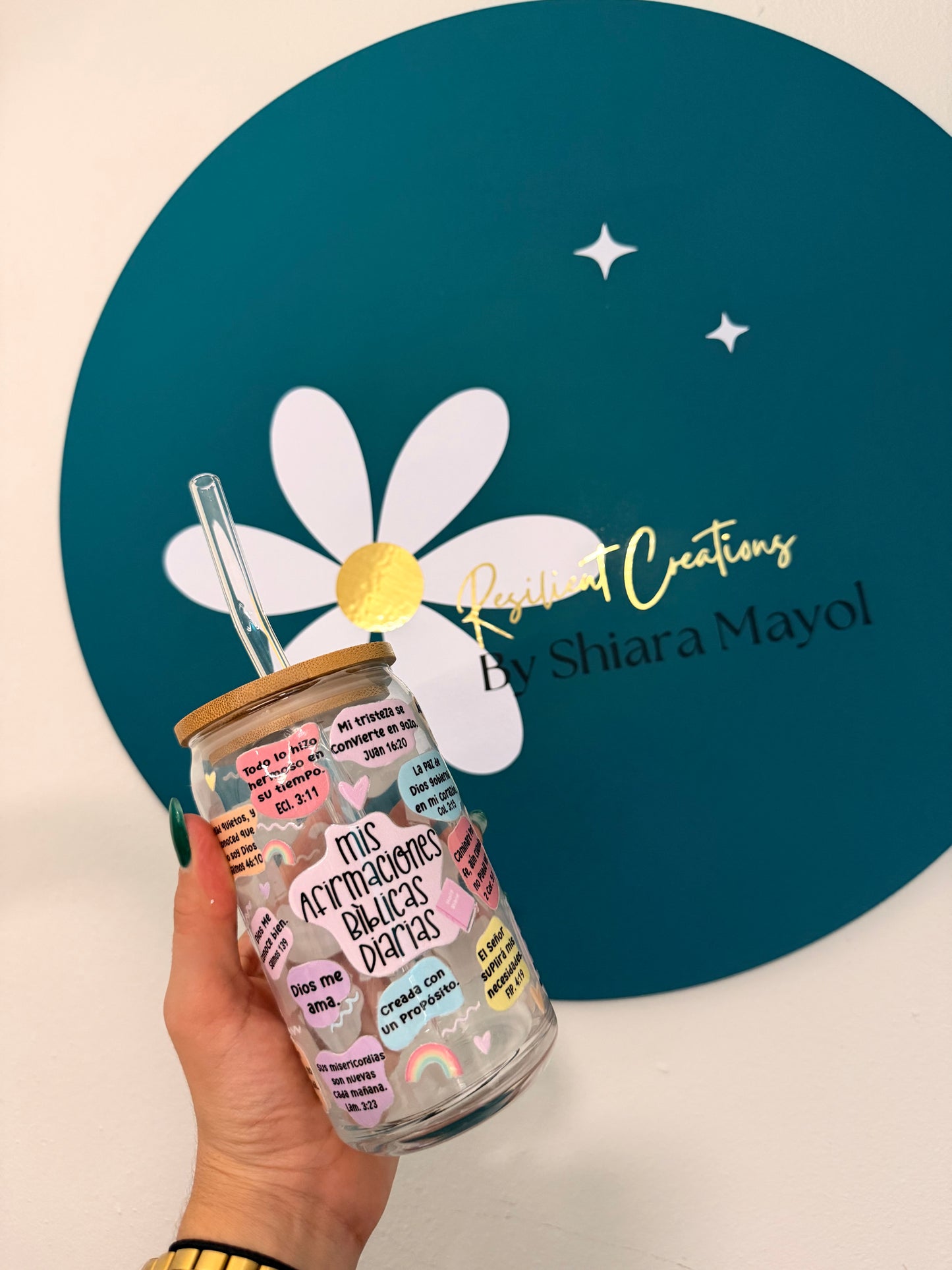 Bible Affirmations ✨ | Glass Can