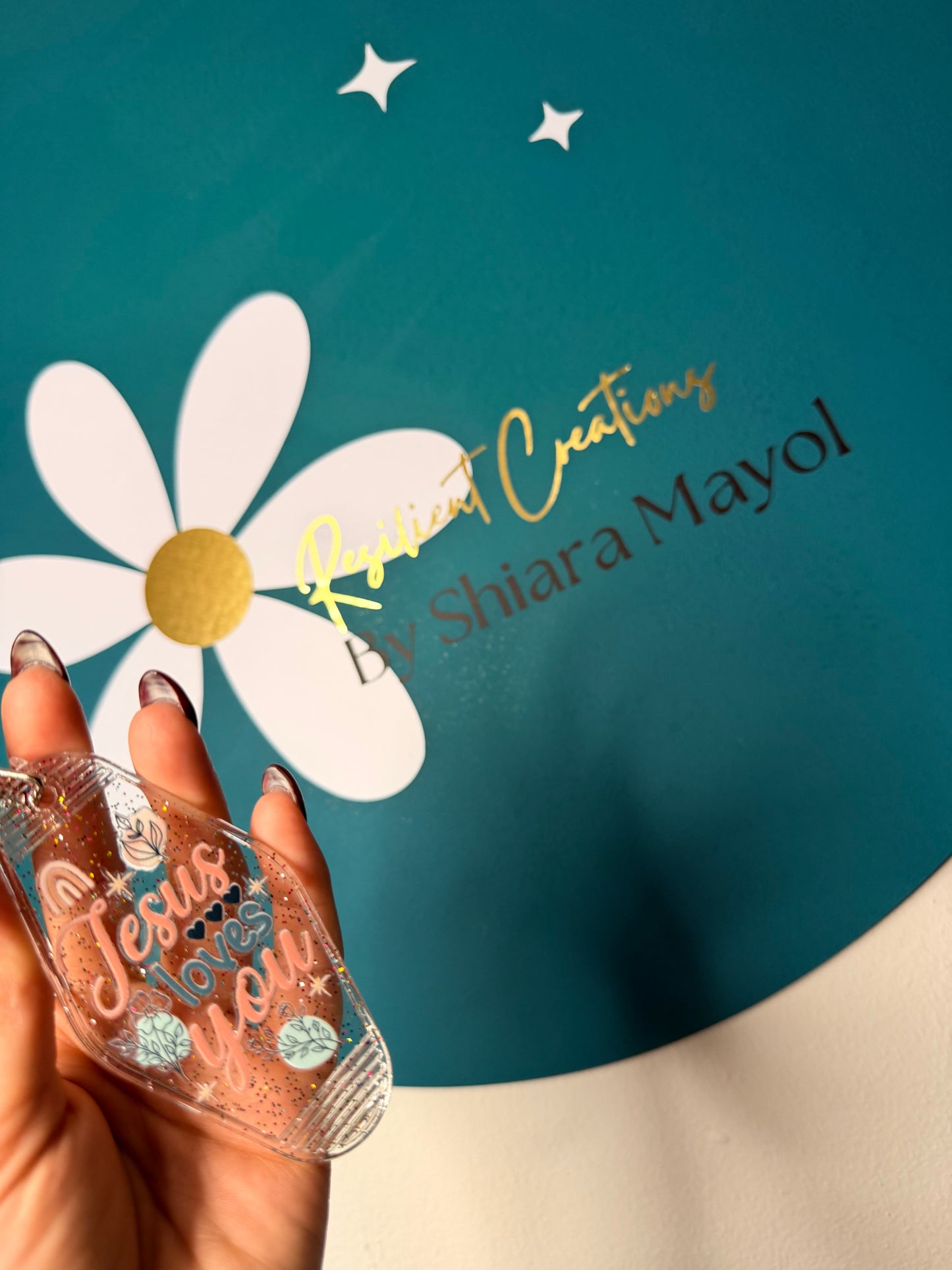 Jesus LOVES You 🩵 | KEYCHAIN