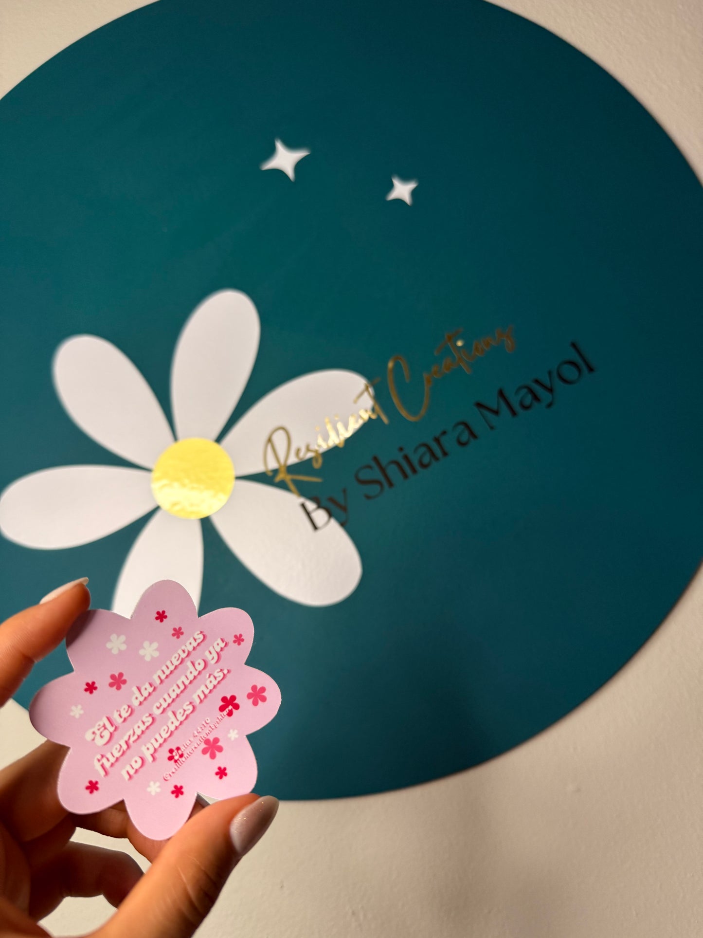 Isaías 44:10 🌸 | Waterproof sticker ✨