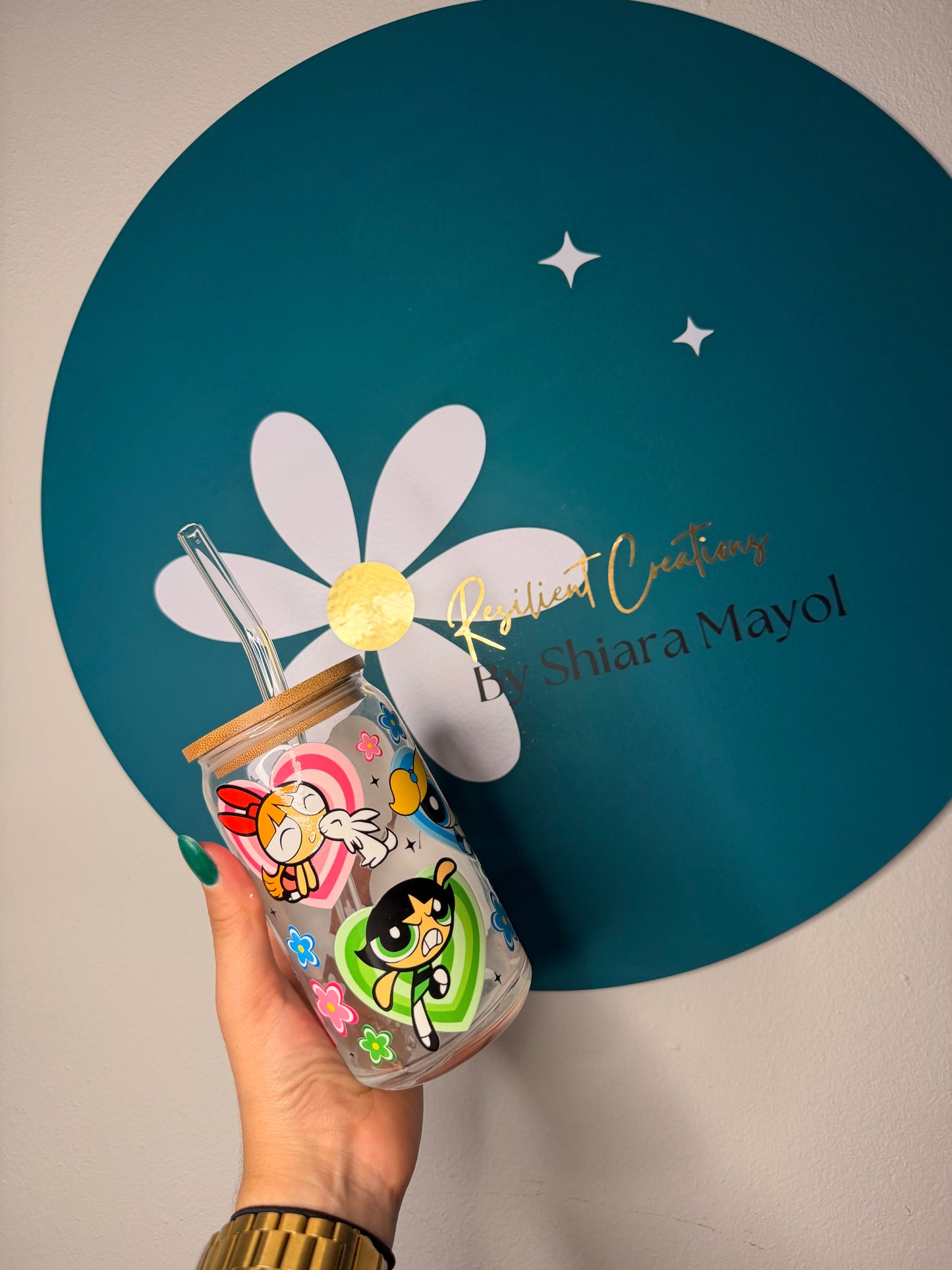 Power Puff Girls ❤️🔥 | Glass Can