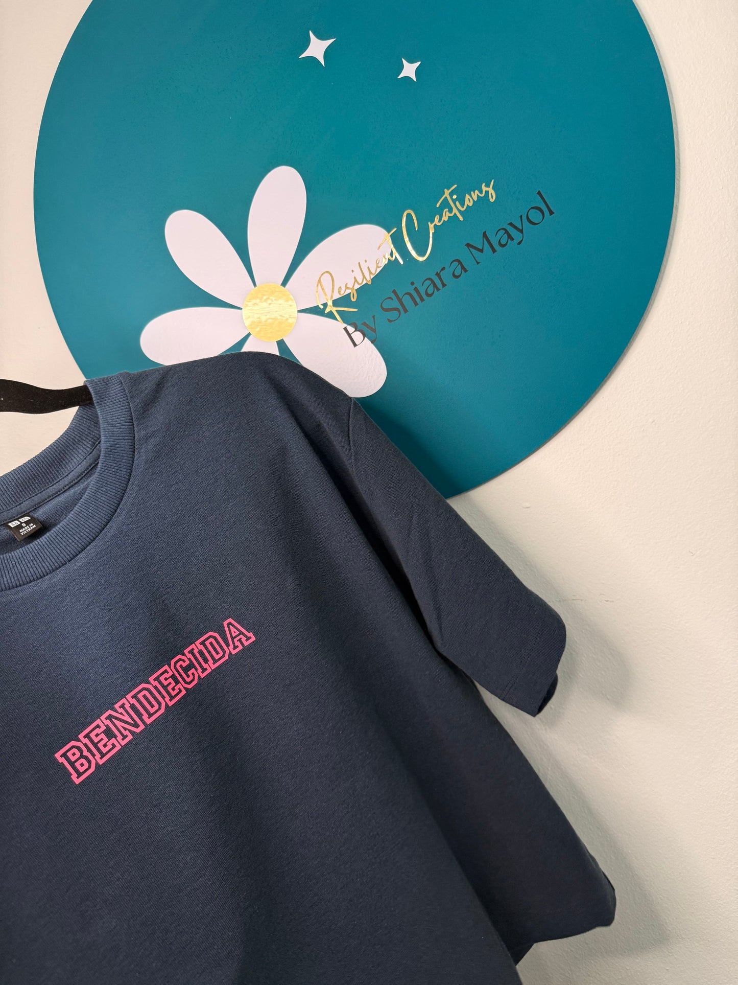 Bendecida | Oversized Cropped Jersey