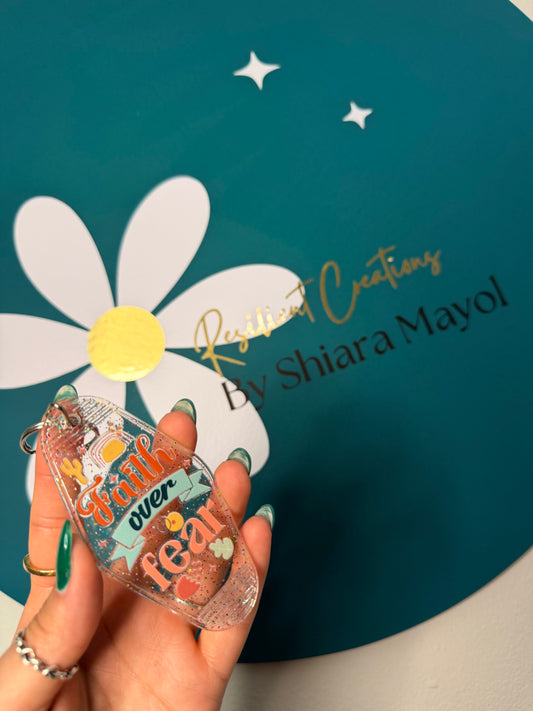 Faith Over Fear ❤️‍🔥 | KEYCHAIN