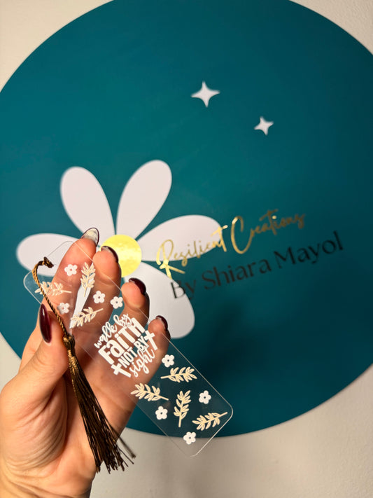 Walk by Faith 🤍 | BOOKMARK