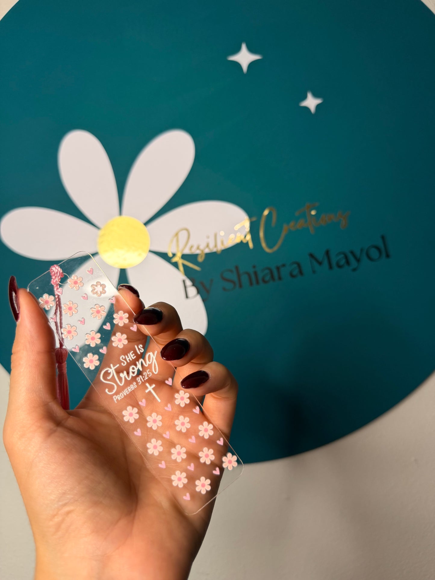 Proverbs 31:25 🌸 | BOOKMARK