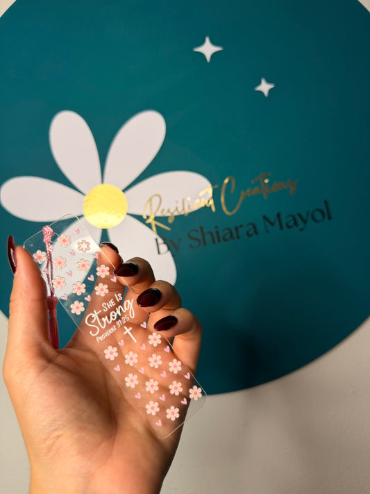 Proverbs 31:25 🌸 | BOOKMARK