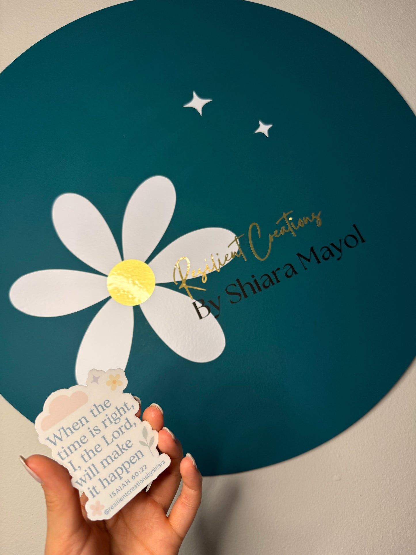 Isaiah 60:22 | Waterproof sticker ✨
