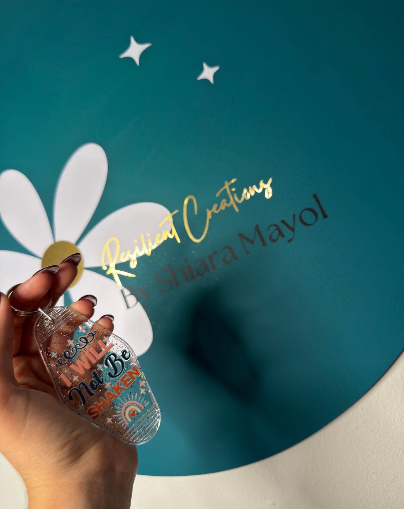 I Will Not Be Shaken ✨ | KEYCHAIN