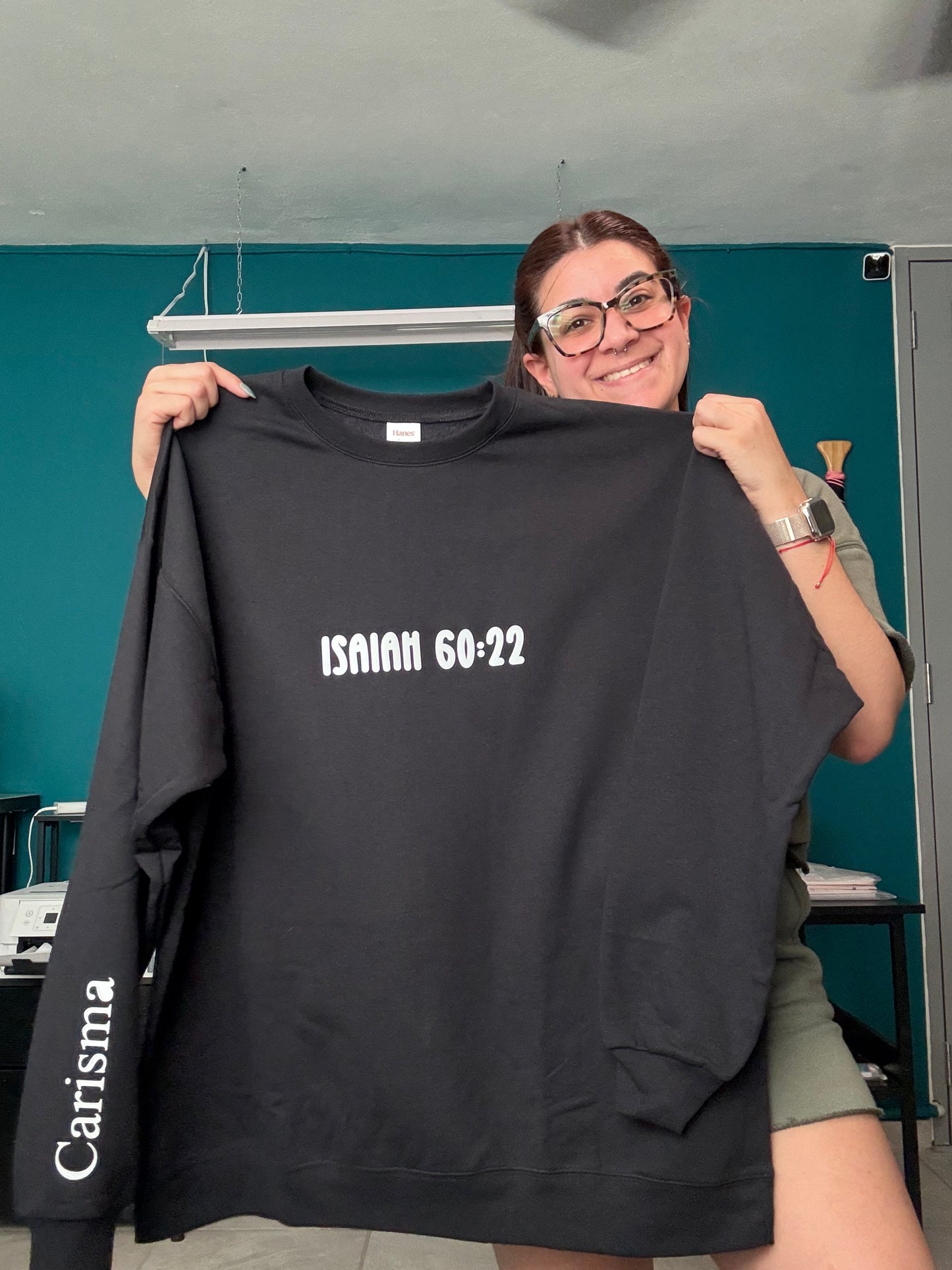 Isaiah 60:22 | Long Sleeve Oversized Men Sweatshirt