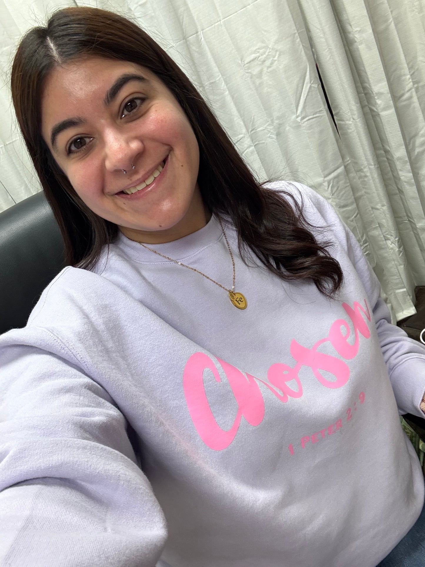 Chosen | Long Sleeve Oversized Woman Sweatshirt