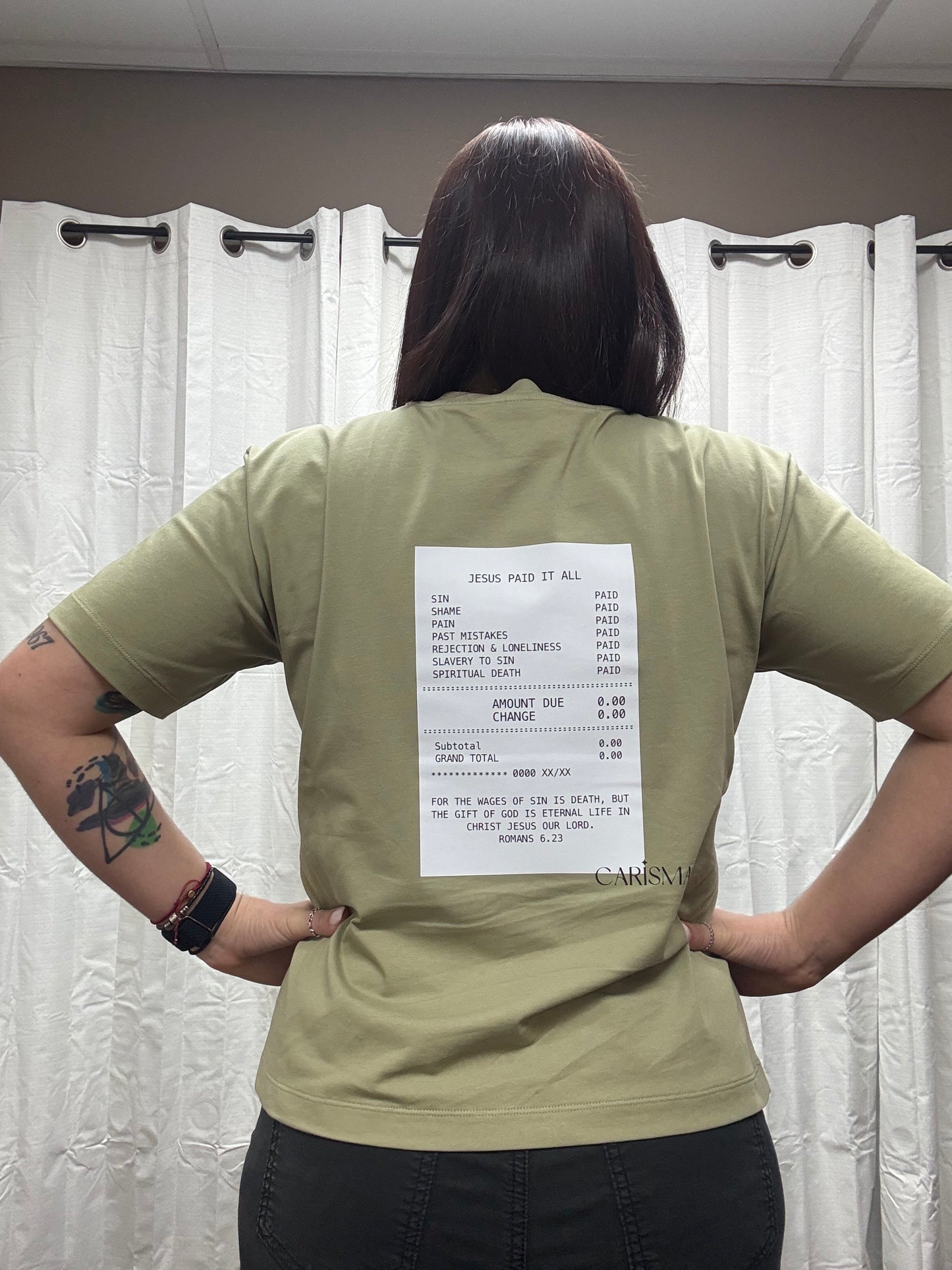 He Paid it All | Oversized Woman T-Shirt